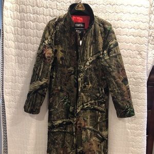 Camouflage insulated coveralls